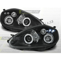 FIAT GRANDE PUNTO 2005–09 KLARES VORDERE LICHTER ANGEL EYES SCHWARZ