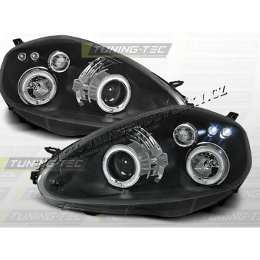 FIAT GRANDE PUNTO 2005–09 KLARES VORDERE LICHTER ANGEL EYES SCHWARZ