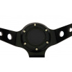 Sportlenkrad WRC schwarzes Wildleder 350 mm (rote Naht)