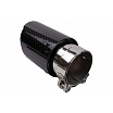 Endrohr 101mm Eingang 76mm Carbon Gloss