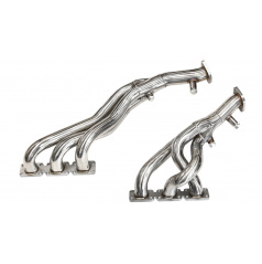 Sportliche TurboWorks-Auspuffrohre aus Edelstahl für BMW E46 323i 328i