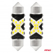 LED-Glühbirnen CANBUS 12SMD Festoon C5W 2016 36mm Weiß 12/24V AMiO-04236
