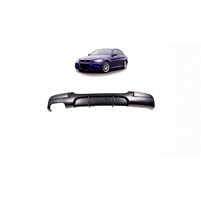 BMW 3 E90 E91 Diffusor Hinten Matt Schwarz BMW 3 E90 E91 Diffusor Hinten Matt Schwarz