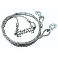 Abschleppseil 7000kg mit Karabinern gefedert