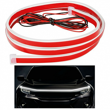 Weißer LED-Streifen unter der Motorhaube 120 cm, 12 V, IP67 Weißer LED-Streifen unter der Motorhaube 120 cm, 12 V, IP67