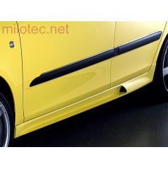 Einstiegsleistenverbreiterungen, ABS-schwarz, Škoda Fabia II