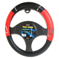 Rallye-Lenkradbezug in Rot, Blau, Grau, Beige