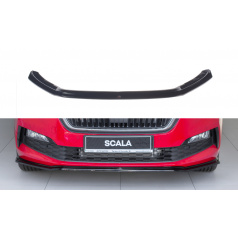 Spoiler unter der vorderen Stoßstange ver.3 für Škoda Scala, Maxton Design (glänzend schwarzer ABS-Kunststoff)