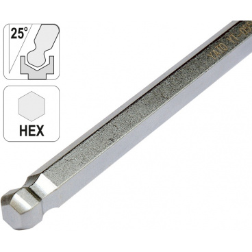 Satz Schraubendreher T-Sechskant-Kugel 8-tlg. 2,5 - 10 mm