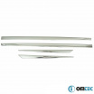 Edelstahl-Seitentürabdeckungen Renault Megane 2008-15, Fluence 2010+