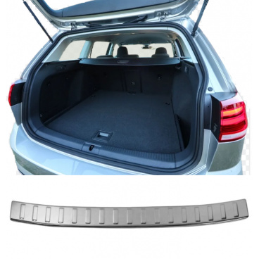 Polierte Edelstahlabdeckung der Oberkante der hinteren Stoßstange VW Golf VII Kombi 2012-21