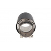 Endstück des Schalldämpfers 101mm Eingang 76mm Carbon Matt