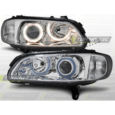 OPEL OMEGA 1994–99 KLARES VORDERE LICHT ANGEL EYES CHROM OPEL OMEGA 1994–99 KLARES VORDERE LICHT ANGEL EYES CHROM