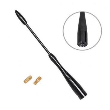 Antennenstab AL schwarz - Länge 16cm
