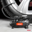 Kompressor 12V mit Reifendruckmesser und Reduzierstücken