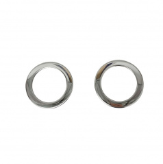 Edelstahl poliert Omtec VW T6 Getränkehalterlamellen 2 Stk