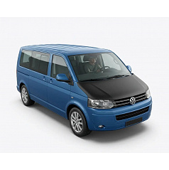 Motorhaubenabdeckung schwarz Carbon VW T5 2010-15