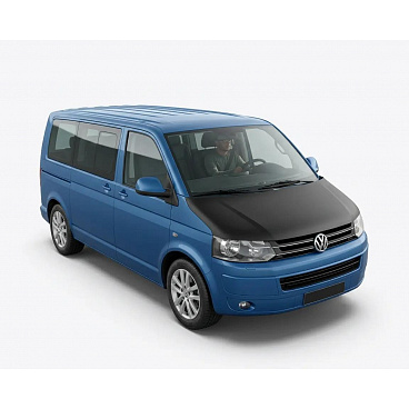 Motorhaubenabdeckung schwarz Carbon VW T5 2010-15 Motorhaubenabdeckung schwarz Carbon VW T5 2010-15