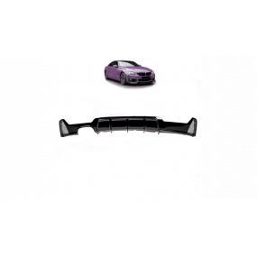 BMW 4 F32 F33 F36 Heckdiffusor Glanzschwarz