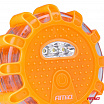 Akkubetriebene Notfall-Autolampe mit Taschenlampenfunktion 12SMD+3SMD 650mAh (BATT) orange Licht