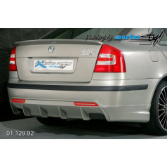 Škoda Octavia II Heckstoßstangendiffusor mit Seitenspoilern zum Lackieren