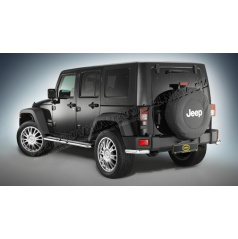 Jeep Wrangler, 2007-> Heckschutz 60mm, Edelstahl (Set)