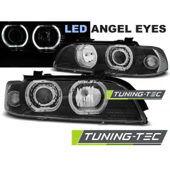 BMW E39 09.1995-06.2003 klare Frontscheinwerfer Angel Eyes LED H7/H7 schwarz