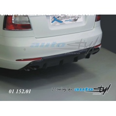 Heckstoßstangendiffusor – schwarzes Muster für Škoda Octavia II Facelift Limousine/Kombi