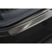 Edelstahlabdeckung - schwarzer Schwellenschutz für die hintere Stoßstange Mercedes GLC Coupé 2016-17