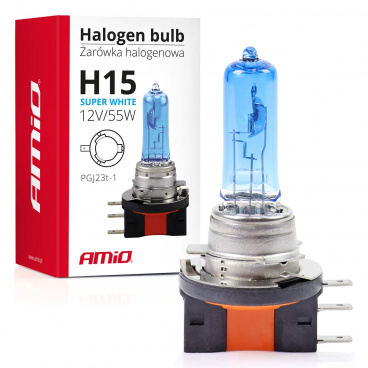 Halogenlampe H15 12V 55W Super White Vertex
