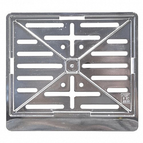 Podložka pod SPZ - chrom moto 200x160 mm