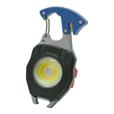 COB 740lm Taschenlampe mit Feuerzeug und Streifenschneider