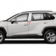 Fensterverkleidung aus Edelstahl Toyota RAV4 2018-21