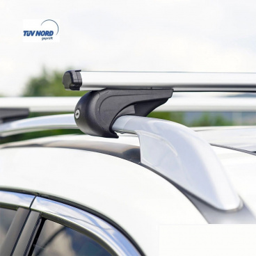 Aluminium-Dachträger mit Verriegelung für ausgewählte Automodelle Aluminium-Dachträger mit Verriegelung für ausgewählte Automodelle