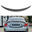 Heckflügel Matt Schwarz MERCEDES C-Klasse (C204) Coupé 2011+ Mercedes-Benz C C205 Spoiler ABS