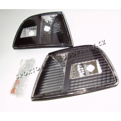 HONDA CIVIC 1990–92, transparente schwarze Blinker, 2 Stück – neues Design