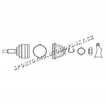 SUBARU FORESTER HOMOKINETIC JOINT OUTER 1 Stk
