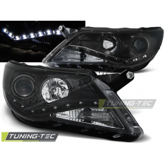 VW TIGUAN 2007–11 FRONT CLEAR LIGHTS DAYLIGHT LED BLACKVehicle Parts & Accessories, Car Parts, External Lights & Indicators!