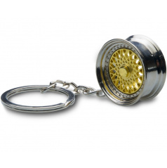 Schlüsselanhänger - Gussrad, Gold