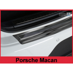 Carbon-Abdeckung – Schwellenschutz für die hintere Stoßstange Porsche Macan 2014+