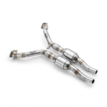 Downpipe AUDI A6, S4, S6, RS4 B5, Allroad C5 2.7 T + Dämpfer