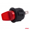Kippschalter mit roter Hintergrundbeleuchtung 20A 12V AMIO-04438