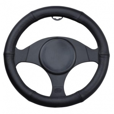 Lenkradbezug 100 % Leder 44-46 cm schwarz