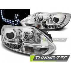 Ford Focus MK3 2011-10.2014 Daylight-Chrom-Frontleuchten, klar