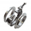 Edelstahl-Clips V-Band-Set zur Montage des Auspuffs 51–102 mm