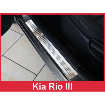 Einstiegsleisten aus Edelstahl, 2 Stück, Kia Rio 3 2011-15