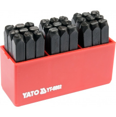 Buchstabenstanzer 6 mm 27 Stk. AZ,&