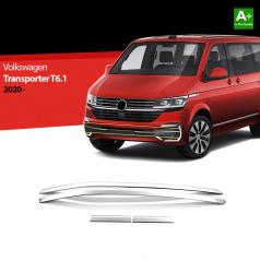 VW T6 Frontstoßstange aus Edelstahl.1 2020+