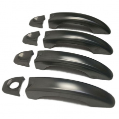 Griffabdeckungen aus Edelstahl mattschwarz für VW Amarock 2010-21