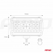 Arbeits-LED-Licht AWL09 28 LED FLOOD 9-36V